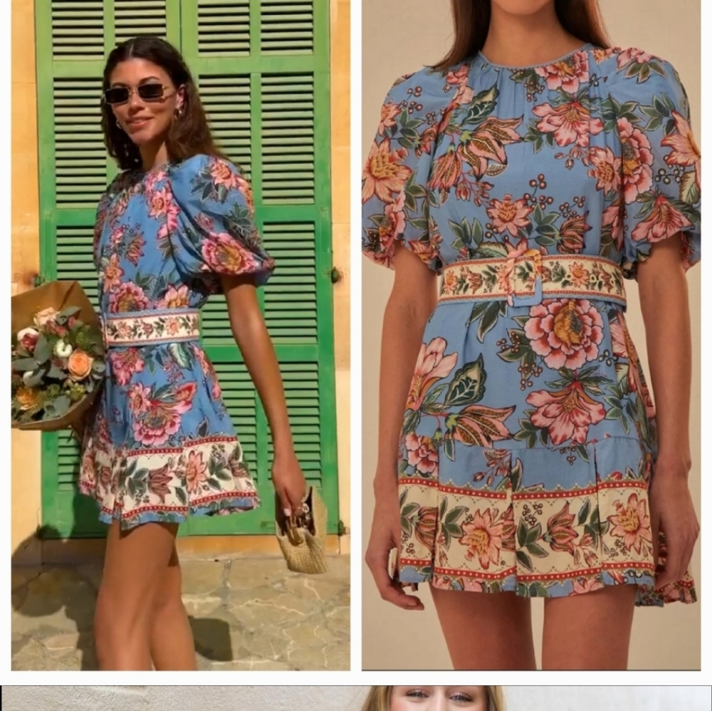 Farm Rio Floral Minidress